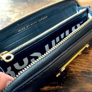 Marc by Marc Jacobs black leather wallet